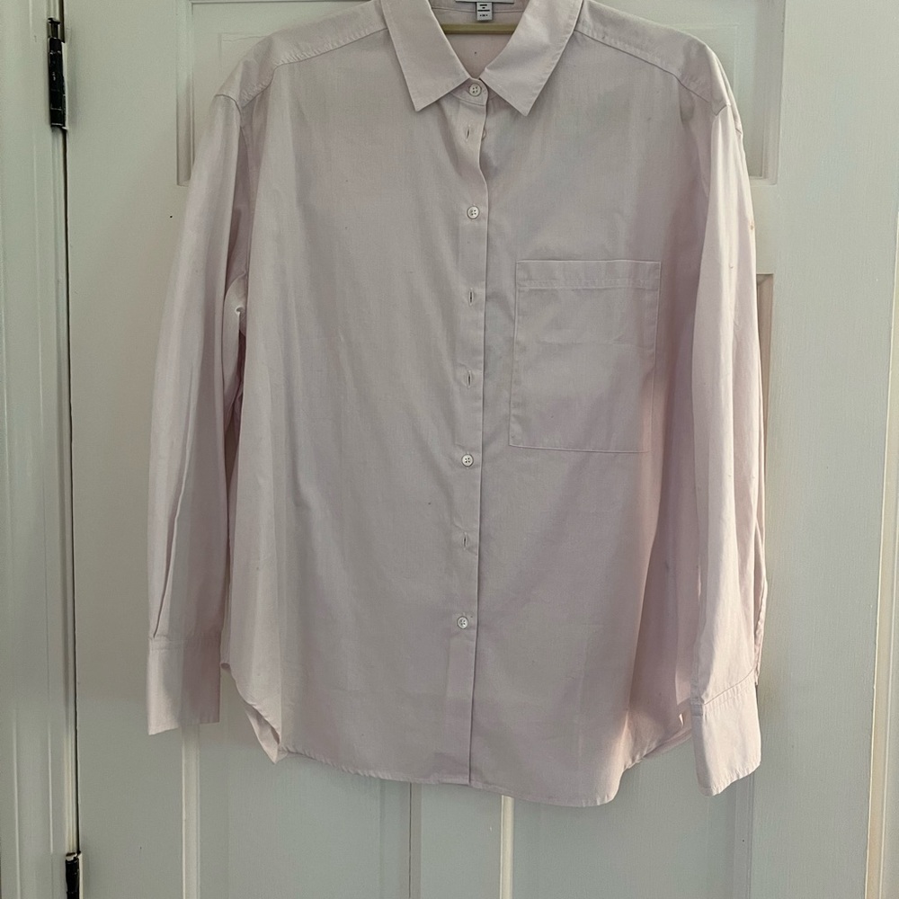 AYR Light Pink Women's Button-Down Shirt - Picture 2 of 4